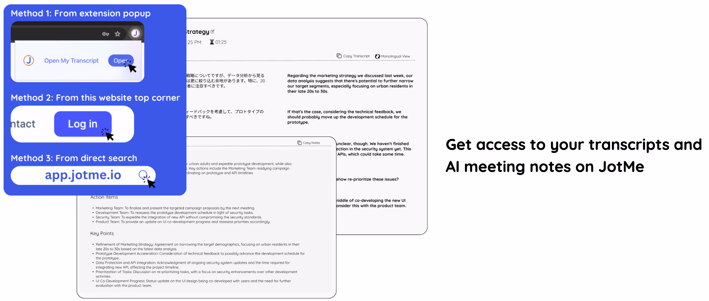 JotMe — Schritt 1: Verwenden Sie einen kompatiblen Browser
