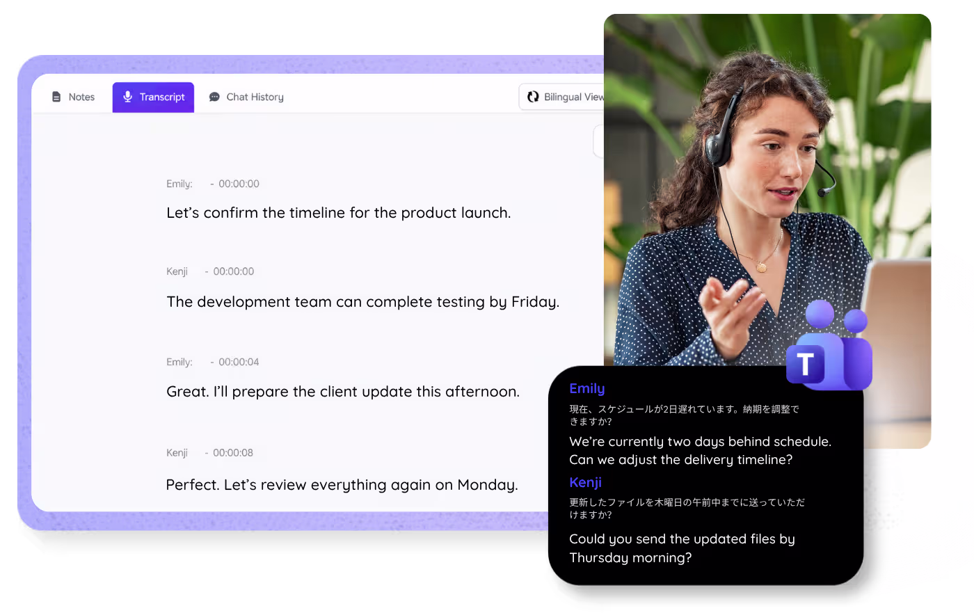 JotMe — Every word captured, with speaker labels