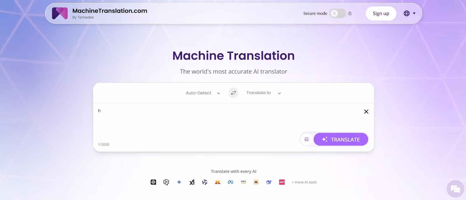 machinetranslation homepage