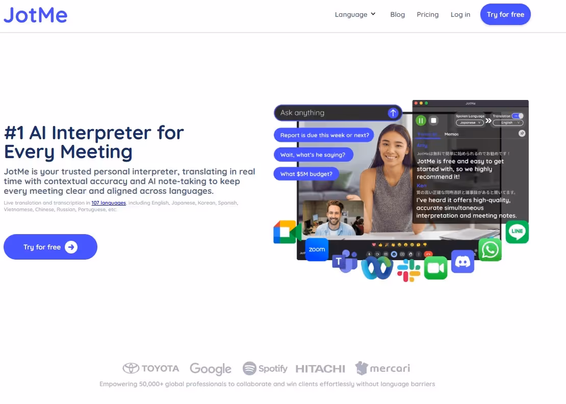 JotMe — Quick Comparison of English to Cantonese Live Translation Tools