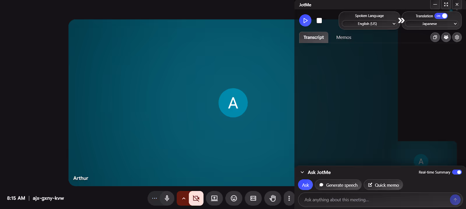 jotme no platform integration
