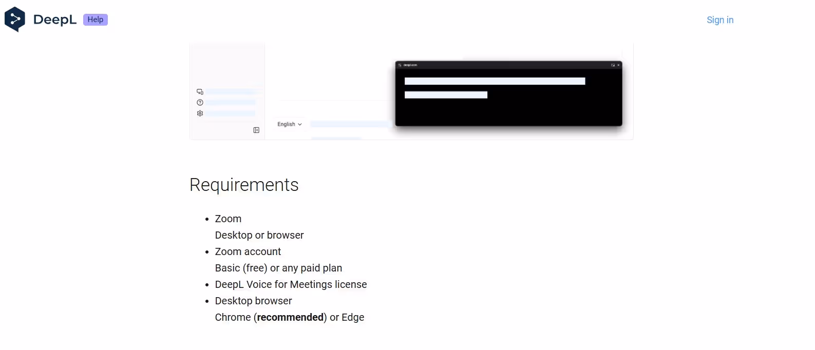 deepl zoom integration