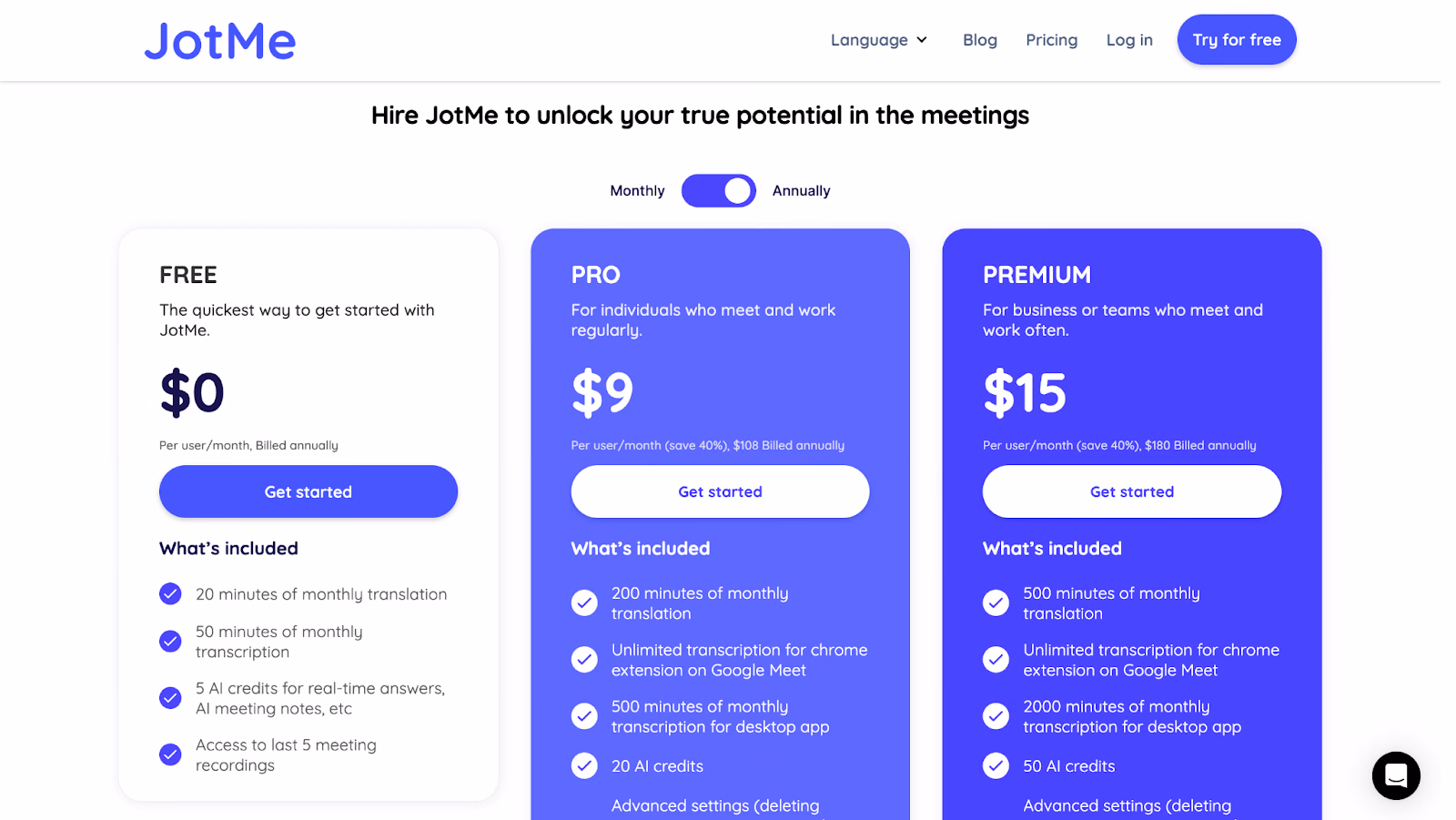 JotMe — Quick Comparison Between English-to-Chinese Live Translators